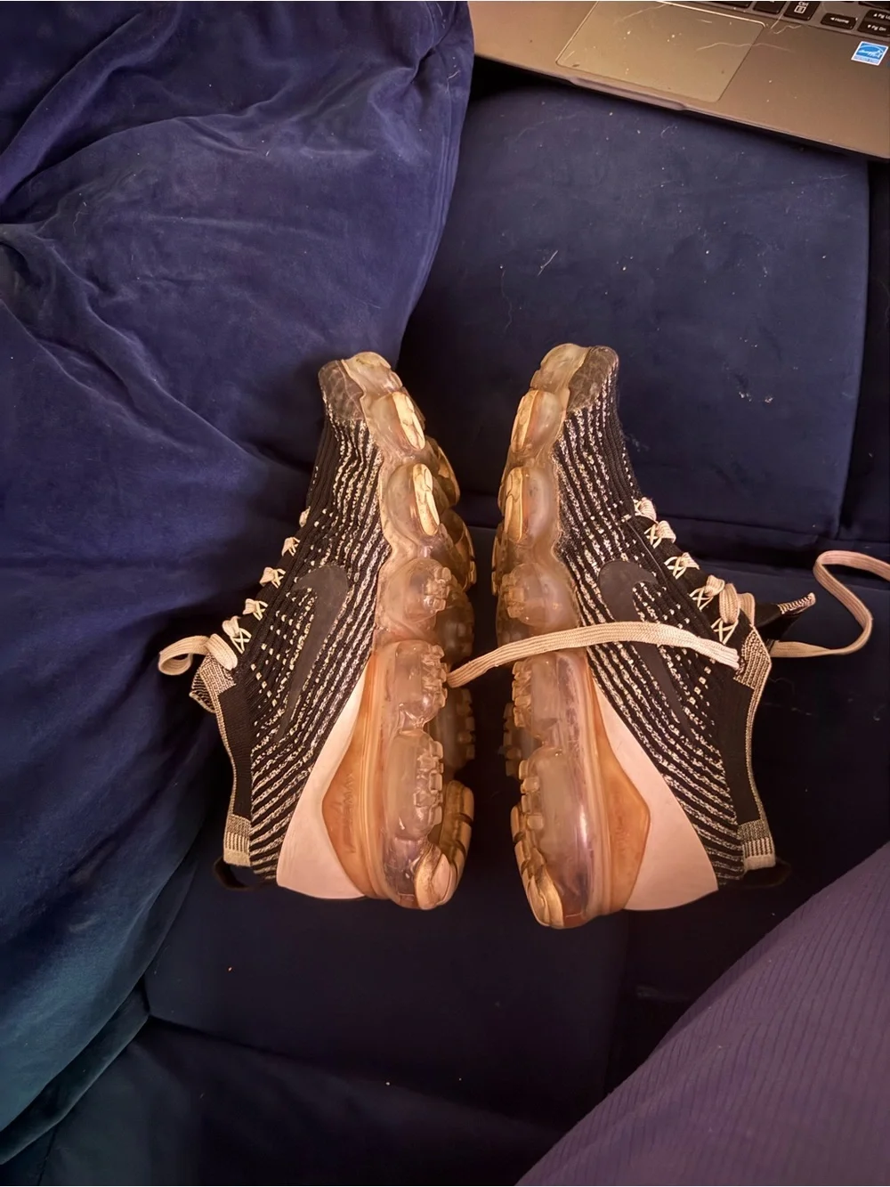 Nike Air VaporMax Flyknit 3 Black/Barely Rose Women Sneakers CU4748-001-